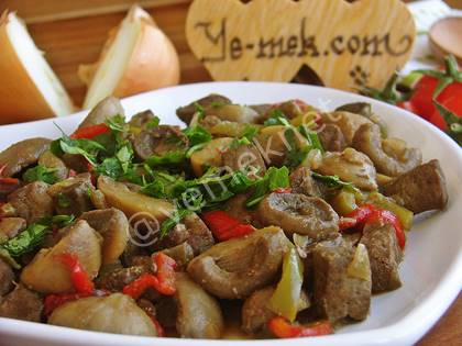 Mantarlı Ciğer Sote